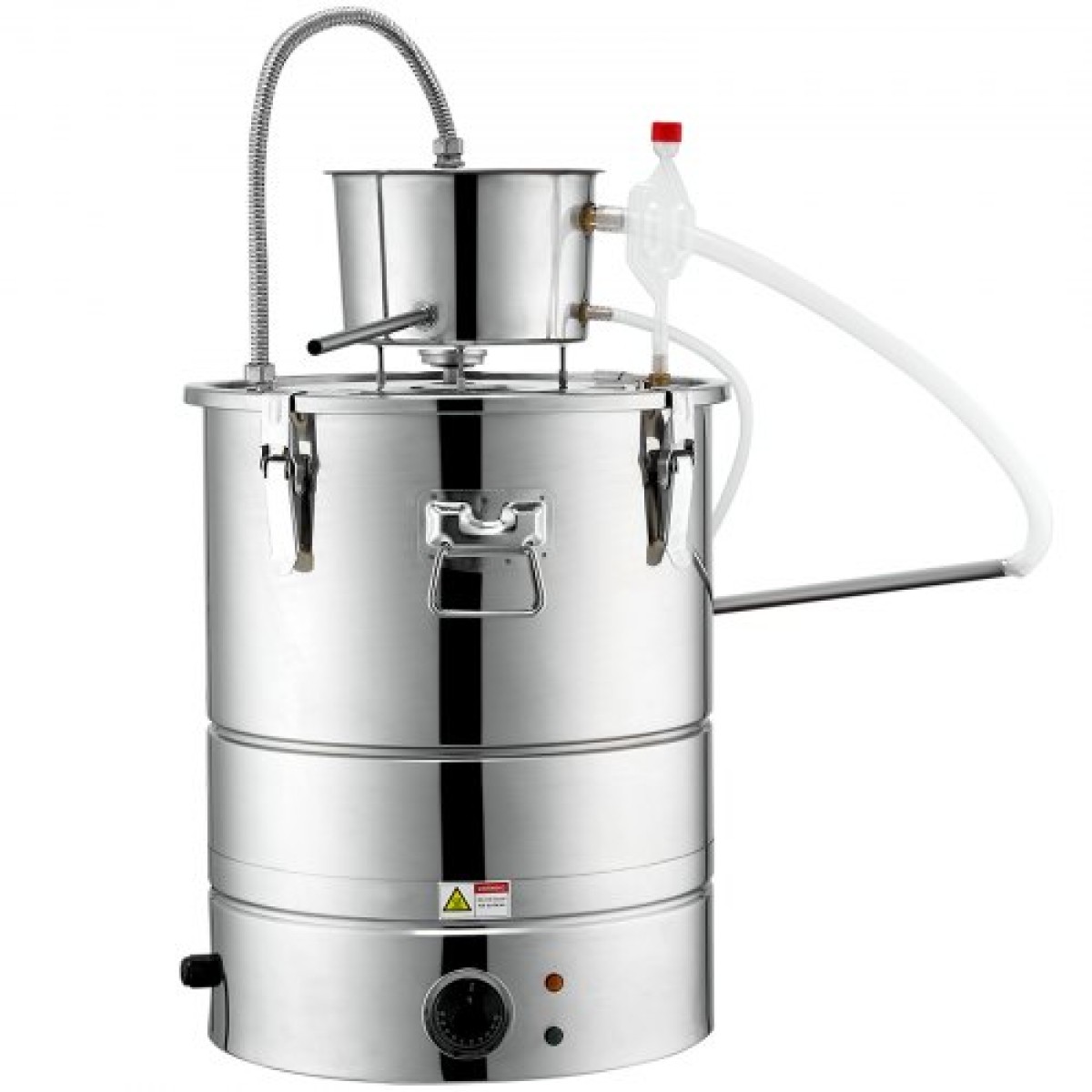 VEVOR Essential Oil Still Water Distiller 49,2L with Thumper Keg & Water Pump