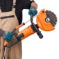 VEVOR 9"/22,9 cm Ηλεκτρικό πριόνι σκυροδέματος υγρό/στεγνό πριόνι με αντλία νερού και λεπίδα