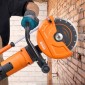 VEVOR 9"/22,9 cm Ηλεκτρικό πριόνι σκυροδέματος υγρό/στεγνό πριόνι με αντλία νερού και λεπίδα