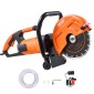 VEVOR 9"/22,9 cm Ηλεκτρικό πριόνι σκυροδέματος υγρό/στεγνό πριόνι με αντλία νερού και λεπίδα