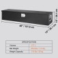 VEVOR 121,9x38,1x38,1 cm Εργαλειοθήκη βαρέως τύπου ράβδου αλουμινίου για κρεβάτι φορτηγού