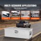 Κιβώτιο εργαλείων κρεβατιού φορτηγού VEVOR Heavy Duty, Εργαλειοθήκη Diamond Plate Toolbox με Πλαϊνή λαβή και κλειδαριά, Storage Tool Box Box Organizer για παραλαβή, Κρεβάτι φορτηγού, RV, Trailer, 76,2x33x24,4 cm, Ασημί