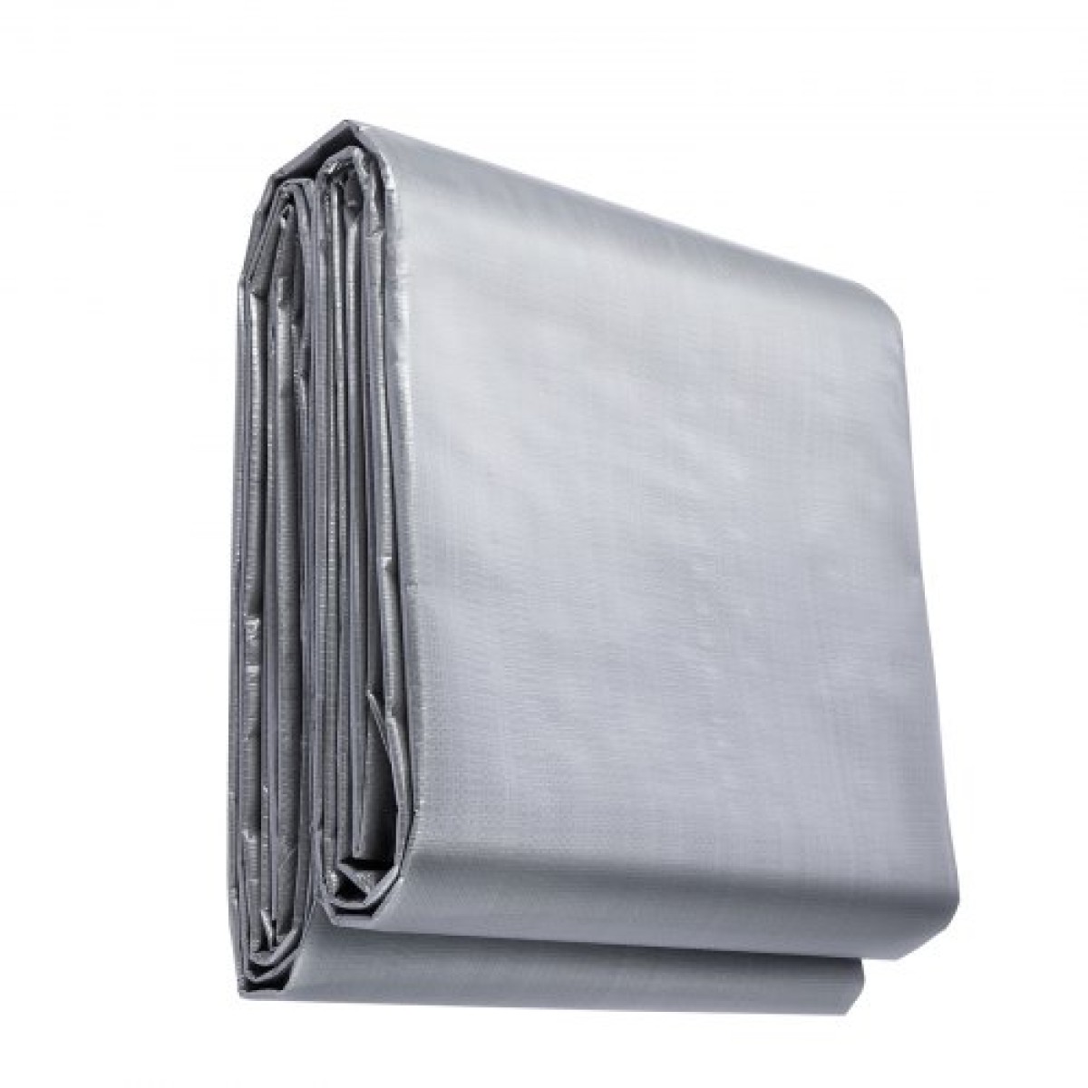 VEVOR Tarp Αδιάβροχο 609,6 x 914,4 cm, Πλαστικό κάλυμμα Poly Tarp 0,25 mm, Πολλαπλών Χρήσεων στο σκίσιμο UV και ανθεκτικό στη θερμοκρασία μουσαμά εξωτερικού χώρου με ενισχυμένους δακτύλιους υψηλής αντοχής (Ασημί/Καφέ)