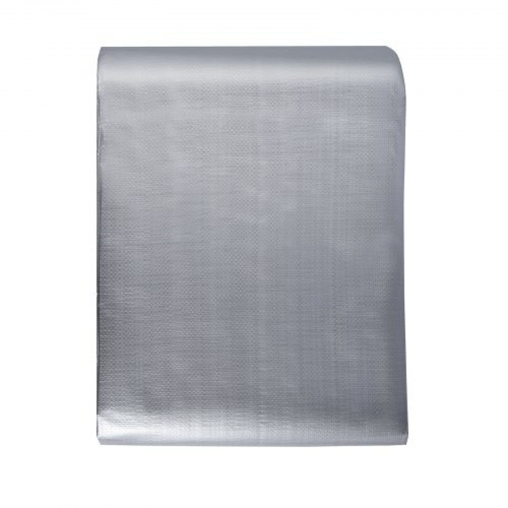 VEVOR Tarp Αδιάβροχο 487,7 x 609,6 cm, Πλαστικό κάλυμμα Poly Tarp 0,25 mm, Πολλαπλών χρήσεων στο σκίσιμο UV και ανθεκτικό στη θερμοκρασία μουσαμά εξωτερικού χώρου με ενισχυμένους δακτύλιους υψηλής αντοχής (Ασημί/Καφέ)