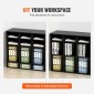 VEVOR Wood Literature Organizer, 36 διαμερίσματα, Ταξινόμηση αρχείων με αφαιρούμενα ράφια, Υποδοχή γραμματοκιβωτίων για Office Home Classroom Οργανισμός Mailrooms, Πιστοποίηση EPA, Μαύρο