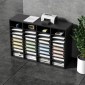 VEVOR Wood Literature Organizer, 36 διαμερίσματα, Ταξινόμηση αρχείων με αφαιρούμενα ράφια, Υποδοχή γραμματοκιβωτίων για Office Home Classroom Οργανισμός Mailrooms, Πιστοποίηση EPA, Μαύρο