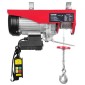 VEVOR Electric Hoist, 798 kg ανυψωτική ικανότητα, 1450W 220V ηλεκτρικό συρμάτινο βαρούλκο με ασύρματο τηλεχειριστήριο, 1219 cm Ύψος ανύψωσης μονού καλωδίου & κινητήρα καθαρού χαλκού, για εργοστάσιο αποθήκης γκαράζ