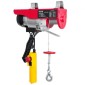 VEVOR Electric Hoist, 249,5 kg Ανυψωτική ικανότητα, 510W 220V Ηλεκτρικό συρμάτινο βαρούλκο από ατσάλι με ενσύρματο τηλεχειριστήριο 427 cm, Ύψος ανύψωσης μονού καλωδίου 1219 cm & μοτέρ καθαρού χαλκού, για εργοστάσιο αποθήκης γκαράζ