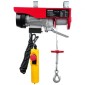 VEVOR Electric Hoist, 249,5 kg Ανυψωτική ικανότητα, 510W 220V Ηλεκτρικό συρμάτινο βαρούλκο από ατσάλι με ενσύρματο τηλεχειριστήριο 427 cm, Ύψος ανύψωσης μονού καλωδίου 1219 cm & μοτέρ καθαρού χαλκού, για εργοστάσιο αποθήκης γκαράζ
