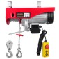 VEVOR Electric Hoist, 998 kg ανυψωτική ικανότητα, 1600W 220V ηλεκτρικό συρμάτινο βαρούλκο από ατσάλι με ενσύρματο τηλεχειριστήριο 427 cm, Ύψος ανύψωσης μονού καλωδίου 1219 cm & κινητήρας καθαρού χαλκού, για εργοστάσιο αποθήκης γκαράζ