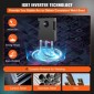 VEVOR MIG Welder 250 Amp MIG TIG Arc Welder 3 in 1 Welder Welding Machine 220V TIG Welder Lift ARC Welder MMA Stick IGBT DC Inverter Welder Digital Display Combo Welding Machine