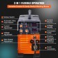 VEVOR MIG Welder 250 Amp MIG TIG Arc Welder 3 in 1 Welder Welding Machine 220V TIG Welder Lift ARC Welder MMA Stick IGBT DC Inverter Welder Digital Display Combo Welding Machine