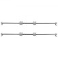 VEVOR Linear Guide Rail Set, SFC16 1000mm, 2 PCS 39,4 in/1000 mm SFC16 Guide Rails 4 PCS SC16 Slide Blocks 4 PCS Rail Supports, Linear Rails and Bearings Kit for Automated Machines CNC DIY Project