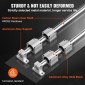 VEVOR Linear Guide Rail Set, SFC16 1000mm, 2 PCS 39,4 in/1000 mm SFC16 Guide Rails 4 PCS SC16 Slide Blocks 4 PCS Rail Supports, Linear Rails and Bearings Kit for Automated Machines CNC DIY Project