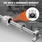 VEVOR Linear Guide Rail Set, SFC16 1000mm, 2 PCS 39,4 in/1000 mm SFC16 Guide Rails 4 PCS SC16 Slide Blocks 4 PCS Rail Supports, Linear Rails and Bearings Kit for Automated Machines CNC DIY Project