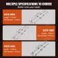 VEVOR Linear Guide Rail Set, SFC16 1000mm, 2 PCS 39,4 in/1000 mm SFC16 Guide Rails 4 PCS SC16 Slide Blocks 4 PCS Rail Supports, Linear Rails and Bearings Kit for Automated Machines CNC DIY Project