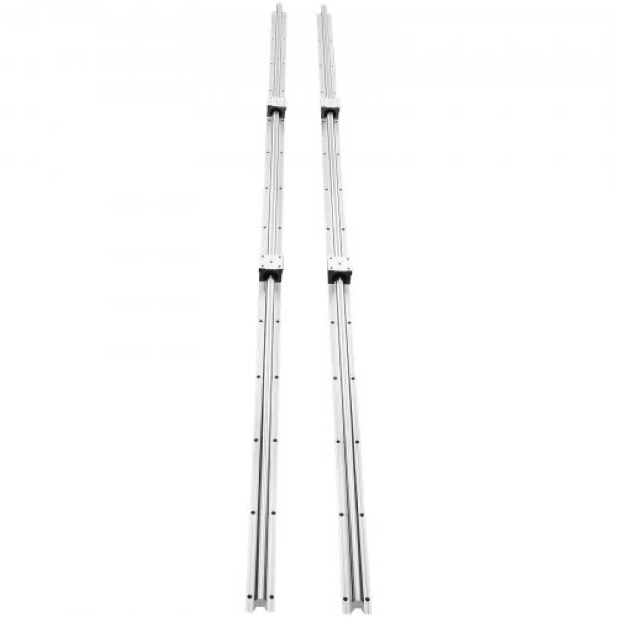 VEVOR Linear Guide Rail Set, SBR20 2200mm, 2 PCS 86,6 in/2200 mm SBR20 Guide Rails και 4 PCS SBR20UU Slide Blocks, Linear Rails and Bearings for Automated Machines DIY Project CNC Router Machines