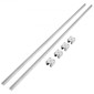 VEVOR Linear Guide Rail Set, SBR16 2000mm, 2 PCS 78,7 in/2000 mm SBR16 Guide Rails και 4 PCS SBR16UU Slide Blocks, Linear Rails and Bearings for Automated Machines DIY Project CNC Router Machines