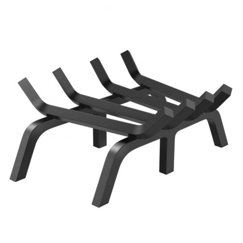 VEVOR 18 inch Fireplace Log Grate Powder-coated Steel wood Burning Rack Holder