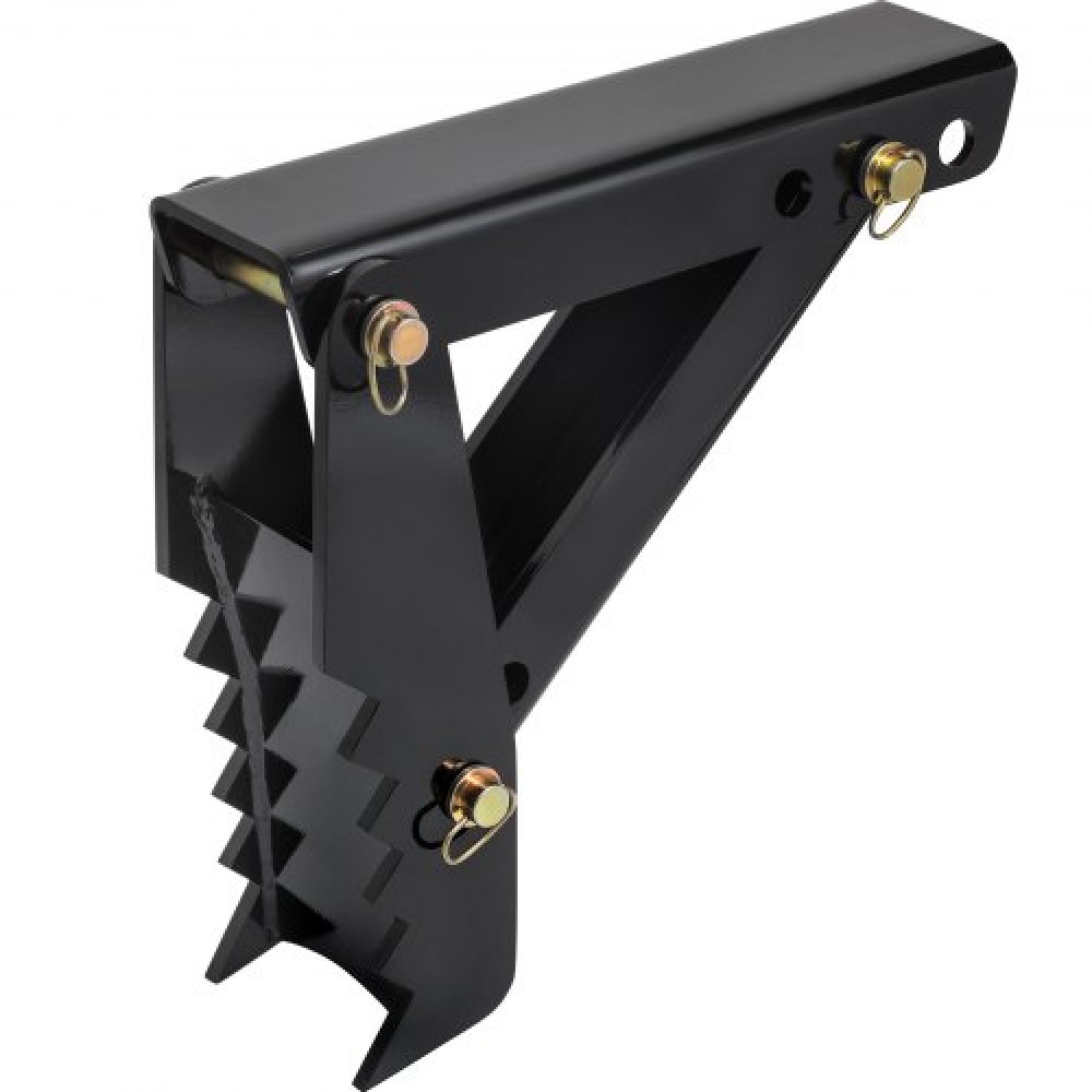 VEVOR 18\" Backhoe Thumb, 1/2\" Deeth Thickness Heavy Duty Excavator Thumb, Black Steel Weld On Thumb Attachments with 12mm Bolt-On Design Ρυθμιζόμενος μηχανικός αντίχειρας για εκσκαφέα/εκσκαφέας