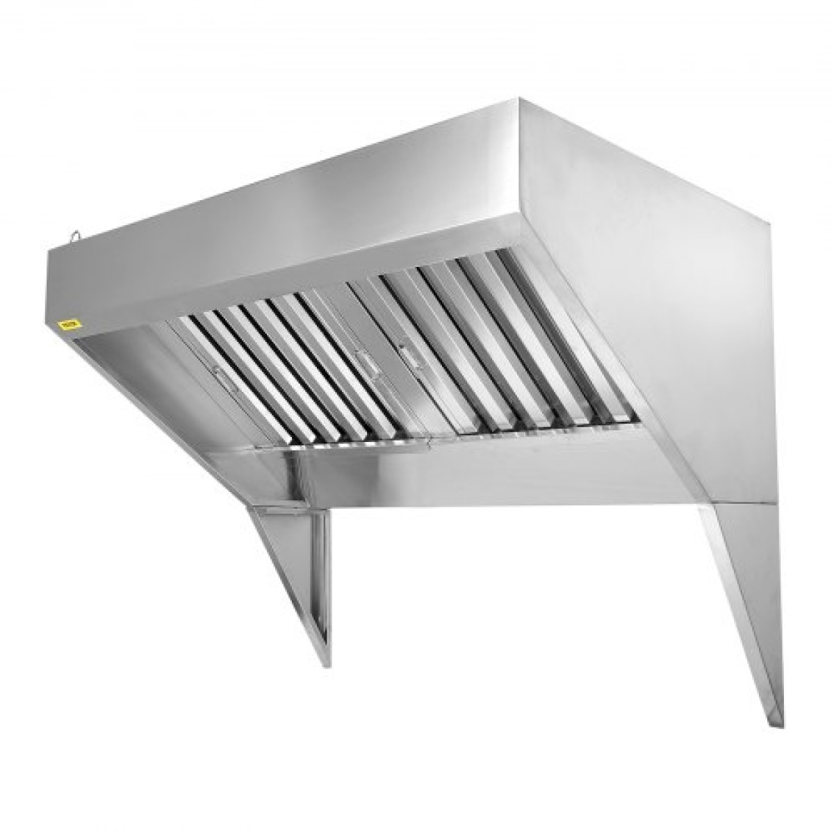 VEVOR Commercial Exhaust Hood, 1,5 m Food Truck Hood Exhaust, 201 Stainless Steel Concession Hood με 2 αποσπώμενο πλέγμα φίλτρου λαδιού σχήματος U, κουκούλα εξαερισμού ανθεκτικό στη σκουριά για εστιατόριο κουζίνας