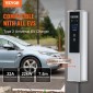VEVOR Φορητός φορτιστής EV Τύπος 2, 32A 7,36 kW/22 kW, Φορτιστής αυτοκινήτου ηλεκτρικού οχήματος με καλώδιο φόρτισης 7,5 M CEE 32 βύσμα LCD, IEC 62196 Home Station EV Charging with Carry Bag Charging Cable Hook, IP66