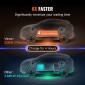 VEVOR Φορητός φορτιστής EV Τύπος 2, 32A 7,36 kW/22 kW, Φορτιστής αυτοκινήτου ηλεκτρικού οχήματος με καλώδιο φόρτισης 7,5 M CEE 32 βύσμα LCD, IEC 62196 Home Station EV Charging with Carry Bag Charging Cable Hook, IP66