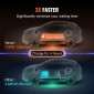 VEVOR Portable EV Charger Type 2, 16A 3,68 kW/11 kW, Electric Vehicle Car Charging Charging CEE 16 Plug LCD, IEC 62196 Home Station EV Charging with Carry Bag Charging Cable Hook, IP66