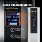 VEVOR Portable EV Charger Type 2, 16A 3,68 kW/11 kW, Electric Vehicle Car Charging Charging CEE 16 Plug LCD, IEC 62196 Home Station EV Charging with Carry Bag Charging Cable Hook, IP66