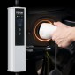 VEVOR Portable EV Charger Type 2, 16A 3,68 kW/11 kW, Electric Vehicle Car Charging Charging CEE 16 Plug LCD, IEC 62196 Home Station EV Charging with Carry Bag Charging Cable Hook, IP66