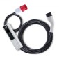 VEVOR Portable EV Charger Type 2, 16A 3,68 kW/11 kW, Electric Vehicle Car Charging Charging CEE 16 Plug LCD, IEC 62196 Home Station EV Charging with Carry Bag Charging Cable Hook, IP66