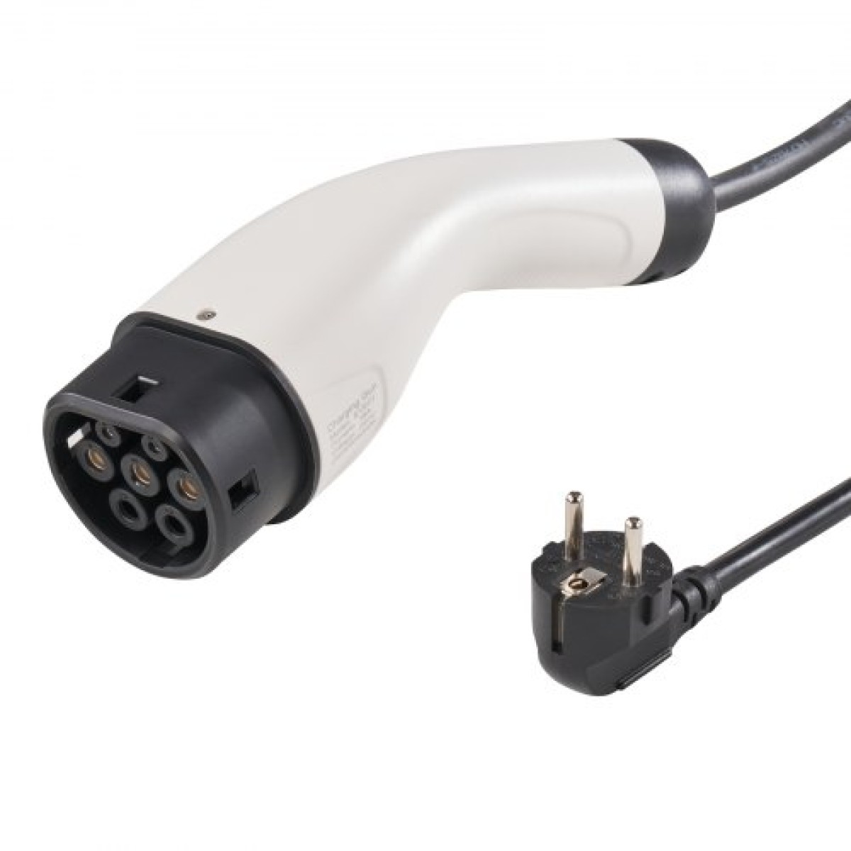 VEVOR Portable EV Charger Type 2, 16A 3,7 kW, Electric Vehicle Car Charging Charging CEE 7/7 Plug, IEC 62196 Home EV Charging Station with Storage Bag Charging Cable Hook, IP66