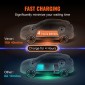 VEVOR Portable EV Charger Type 2, 16A 3,7 kW, Electric Vehicle Car Charging Charging CEE 7/7 Plug, IEC 62196 Home EV Charging Station with Storage Bag Charging Cable Hook, IP66