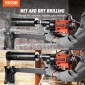 VEVOR Wet&Dry Diamond Core Drill Machine Concrete Core Drill Rig 3200W 750RPM