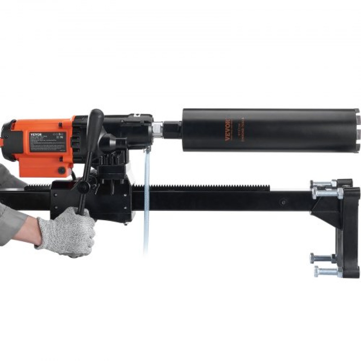 VEVOR Wet&Dry Diamond Core Drill Machine Concrete Core Drill Rig 3200W 750RPM