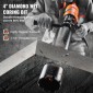 VEVOR Diamond Core Drill Machine Handheld Concrete Core Drill Rig 10,2 cm Bit 1500W