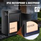 Κουτιά παράδοσης πακέτου VEVOR για εξωτερικό 39,1 x 26,9 x 52,1 cm, γραμματοκιβώτιο τοίχου από γαλβανισμένο ατσάλι με κωδικοποιημένη κλειδαριά, αντικλεπτικό διάφραγμα, μεγάλο γραμματοκιβώτιο IPX3 με δυνατότητα κλειδώματος για βεράντα, πεζοδρόμιο