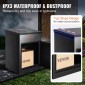 VEVOR Mailboxes for Outside 17.3"x13.8"x22.8", Κουτιά παράδοσης πακέτου από γαλβανισμένο χάλυβα για εξωτερικό με κωδικοποιημένη κλειδαριά, αντικλεπτικό διάφραγμα, IPX3 αδιάβροχο κουτί παράδοσης για πακέτα για βεράντα, πεζοδρόμιο