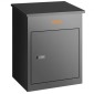 VEVOR Mailboxes for Outside 17.3"x13.8"x22.8", Κουτιά παράδοσης πακέτου από γαλβανισμένο χάλυβα για εξωτερικό με κωδικοποιημένη κλειδαριά, αντικλεπτικό διάφραγμα, IPX3 αδιάβροχο κουτί παράδοσης για πακέτα για βεράντα, πεζοδρόμιο