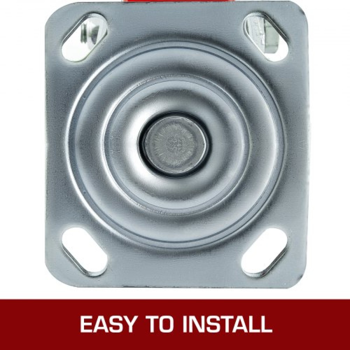 VEVOR 4 Pack 15,24 x 5,08 cm Τροχοί τροχοί 2 άκαμπτοι και 2 περιστρεφόμενοι τροχοί με πλαϊνό φρένο Πλάκα σιδήρου πολυουρεθάνης 453,59 kg Χωρητικότητα ανά τροχό
