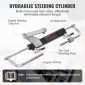 VEVOR Hydraulic Outboard Steering Kit, Marine Boat Hydraulic Steering System, με κύλινδρο αμφίδρομης κλειδαριάς αντλίας τιμόνι και υδραυλικό σωλήνα διεύθυνσης 6 m, για μονοκινητήρια σκάφη μονού σταθμού
