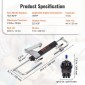 VEVOR Hydraulic Outboard Steering Kit, Marine Boat Hydraulic Steering System, με κύλινδρο αμφίδρομης κλειδαριάς αντλίας τιμόνι και υδραυλικό σωλήνα διεύθυνσης 6 m, για μονοκινητήρια σκάφη μονού σταθμού