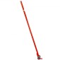 VEVOR 3T Prylever Bar 3000 kg Χωρητικότητα Steel Pry Lever Bar Heavy Duty with Wheels Prylever με λαβή μήκους 152,4 cm