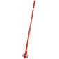 VEVOR 3T Prylever Bar 3000 kg Χωρητικότητα Steel Pry Lever Bar Heavy Duty with Wheels Prylever με λαβή μήκους 152,4 cm