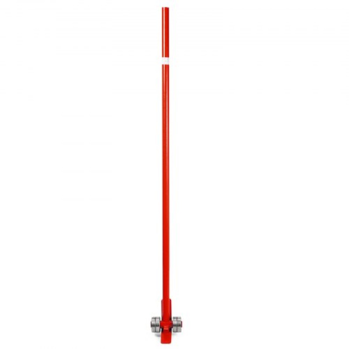 VEVOR 3T Prylever Bar 3000 kg Χωρητικότητα Steel Pry Lever Bar Heavy Duty with Wheels Prylever με λαβή μήκους 152,4 cm