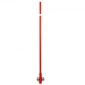 VEVOR 3T Prylever Bar 3000 kg Χωρητικότητα Steel Pry Lever Bar Heavy Duty with Wheels Prylever με λαβή μήκους 152,4 cm