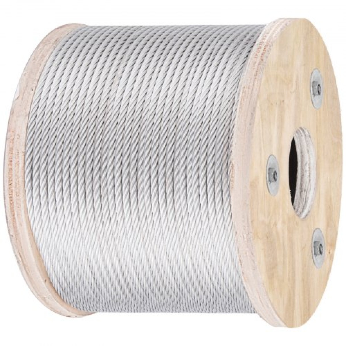 VEVOR 304 Καλώδιο από ανοξείδωτο ατσάλι 3/16 ιντσών 7 x 19 ατσάλινο συρματόσχοινο 250 πόδια Ατσάλινο καλώδιο για κάγκελα καταστρώματος DIY κιγκλίδωμα