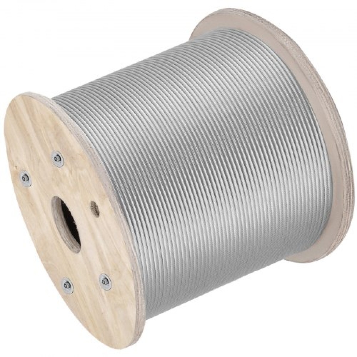 VEVOR 1/4" Καλώδιο από ανοξείδωτο χάλυβα 200FT, T304 7x19 Σύστημα κιγκλιδώματος καλωδίου πιο σφιχτό πυρήνα Σύρμα φράχτη κιτ κιγκλίδωμα καταστρώματος αεροσκαφών