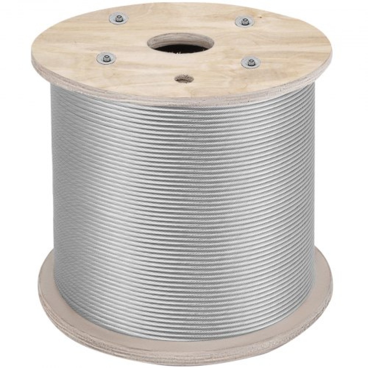 VEVOR 1/4" Καλώδιο από ανοξείδωτο χάλυβα 200FT, T304 7x19 Σύστημα κιγκλιδώματος καλωδίου πιο σφιχτό πυρήνα Σύρμα φράχτη κιτ κιγκλίδωμα καταστρώματος αεροσκαφών