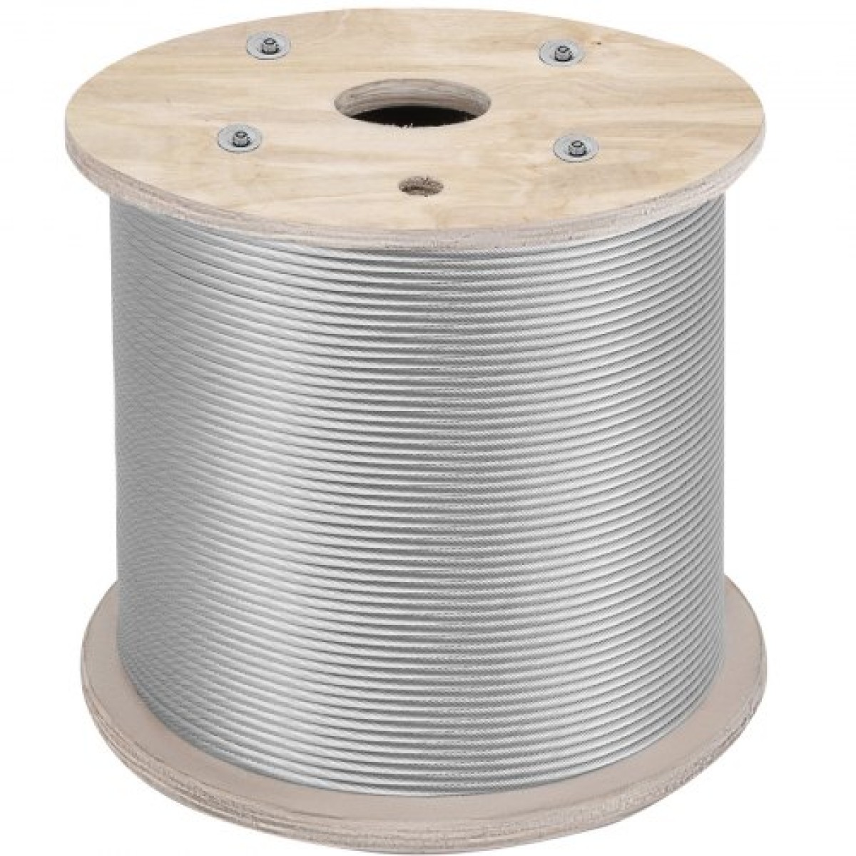VEVOR 1/4" Καλώδιο από ανοξείδωτο χάλυβα 200FT, T304 7x19 Σύστημα κιγκλιδώματος καλωδίου πιο σφιχτό πυρήνα Σύρμα φράχτη κιτ κιγκλίδωμα καταστρώματος αεροσκαφών